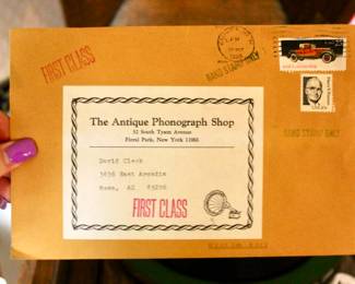 Phonograph purchase certificate 