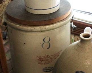 Redwing, Salt Glaze crocks and Jugs