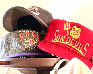 Sun Devils and Phoenix suns hats (and other various arizona sportswear)