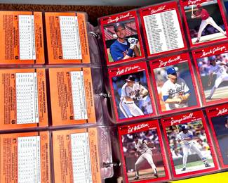 Massive baseball card collection 