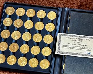 Sports stars collectible coins 
