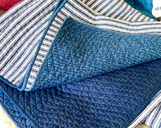 Heavy blue blanket
