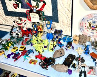 Transformers collectible toys and others 