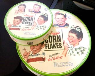 Vintage Kellogg’s Cornflakes dishes