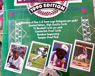 1990 baseball card collection 