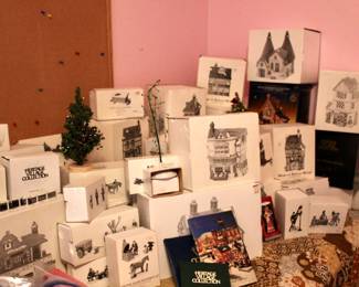 Department 56 and others Christmas collectibles 