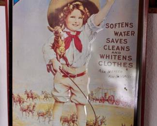 Vintage borax metal sign sales poster 