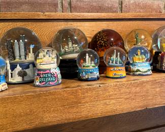 Variety of Snow Globes 
