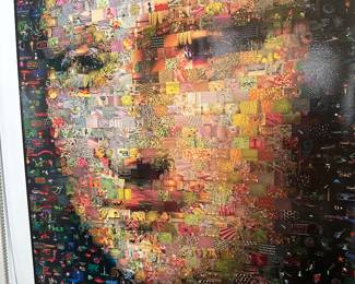 2 Mosaic Mona Lisa Prints 