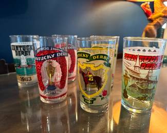 Kentucky Derby Drinking Glasses 