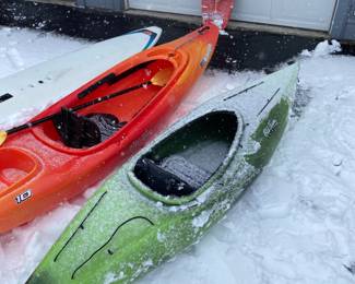 Free Sail Windsurfing Board, 2 kayaks