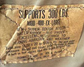 Vintage Nylon Model 400 Life Saving Tube