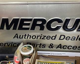Mercury Authorized Dealer Metal Sign