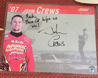 John Crews Autographed Card