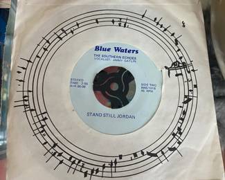Blue Waters 45 Record The Southern Echoes "Stand Still Jordan"