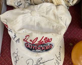 Autographed Hats David Fritts Outdoors Lexington, N.C.
