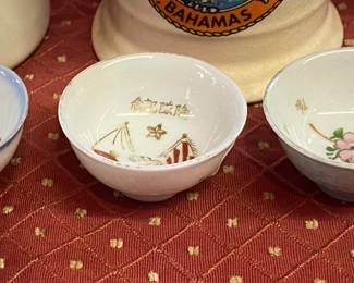 Japanese Military Saki Cups