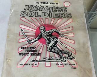 Marx WW2 Japanese Soldier Playset Bag