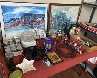 Assorted Household and Prints