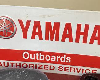 Yamaha Outboards Metal Sign