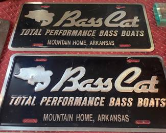 Bass Cat Plates