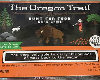 The Oregon Trail Hunt for Food Card Game