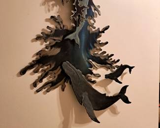 Metal wall decoration