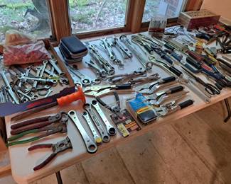 some of the hand tools. many more here, not photographed yet