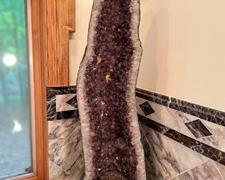 45 inch high amethyst crystal geode