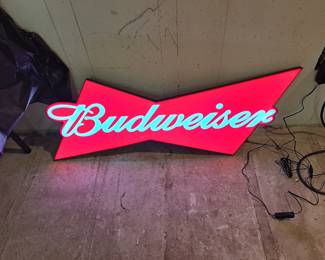 Lighted Bud sign