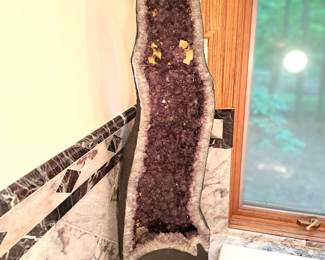 45 inch high amethyst crystal geode