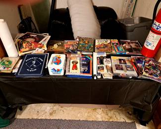 Indians and sports collectibles, comic books, etc.