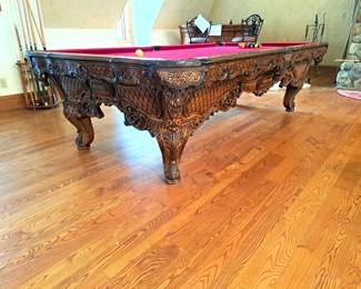 Renaissance pool table by Charles Porter