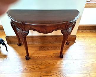 Cherry console table