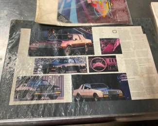 ORIGINAL SALES PAPERS FROM CAR 