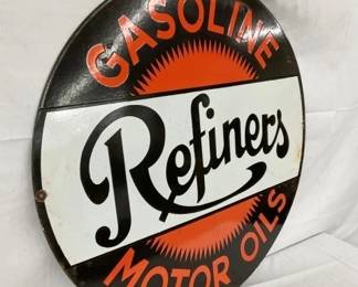 REFINERS MOTOR OIL SIGN