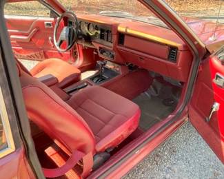 CLEAN RED INTERIOR