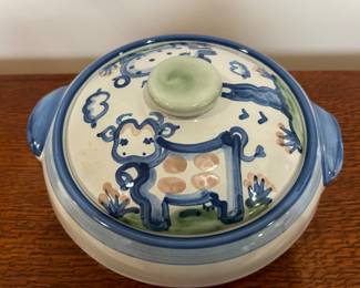 M.A. Hadley Serving Dish with Lid