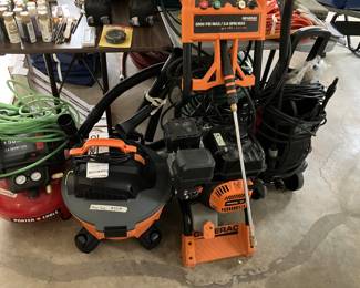 Air compressor, shop vac, pressure washer,