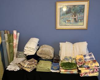 Fabric and linens