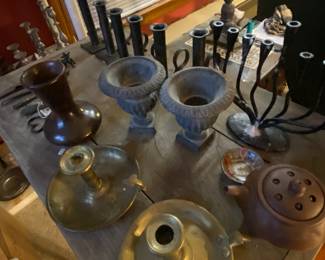 Wrought Iron, Chinese teapots, Black Red Native American Pottery