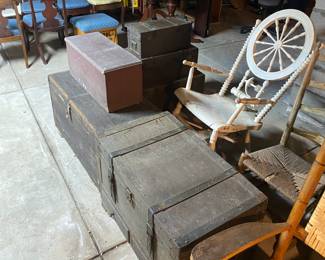 Trunks and furniture