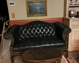 Leather sofa
