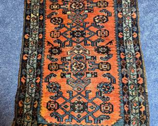 One of several vintage handmade rugs