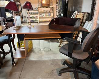 Desk and chair