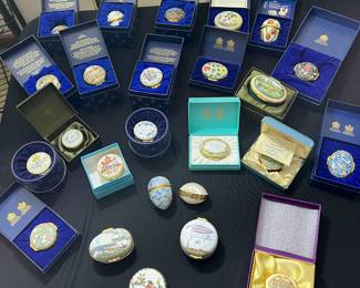 Halcyon Enamel boxes