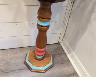 painted pedestal 