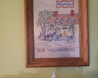 Neddle point and cross stitch