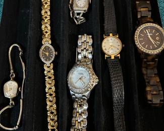 WATCHES: HAMILTON - BULOVA - ELGIN - FOSSIL - GUCCI - FOSSIL