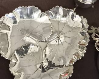 Sterling silver dish.